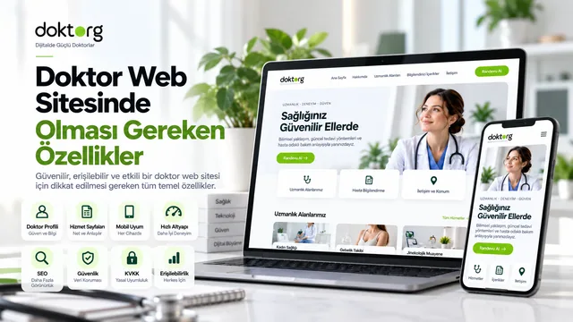 Doktor Web Sitesi İçin Temel Özellikler